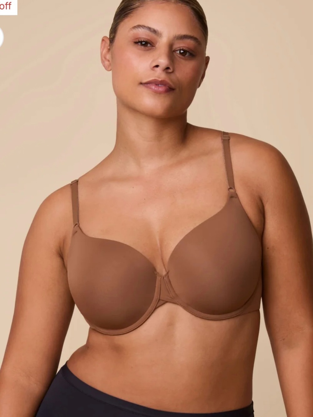 Harper Wilde T-Shirt Bra in Brown - Women's Intimates
